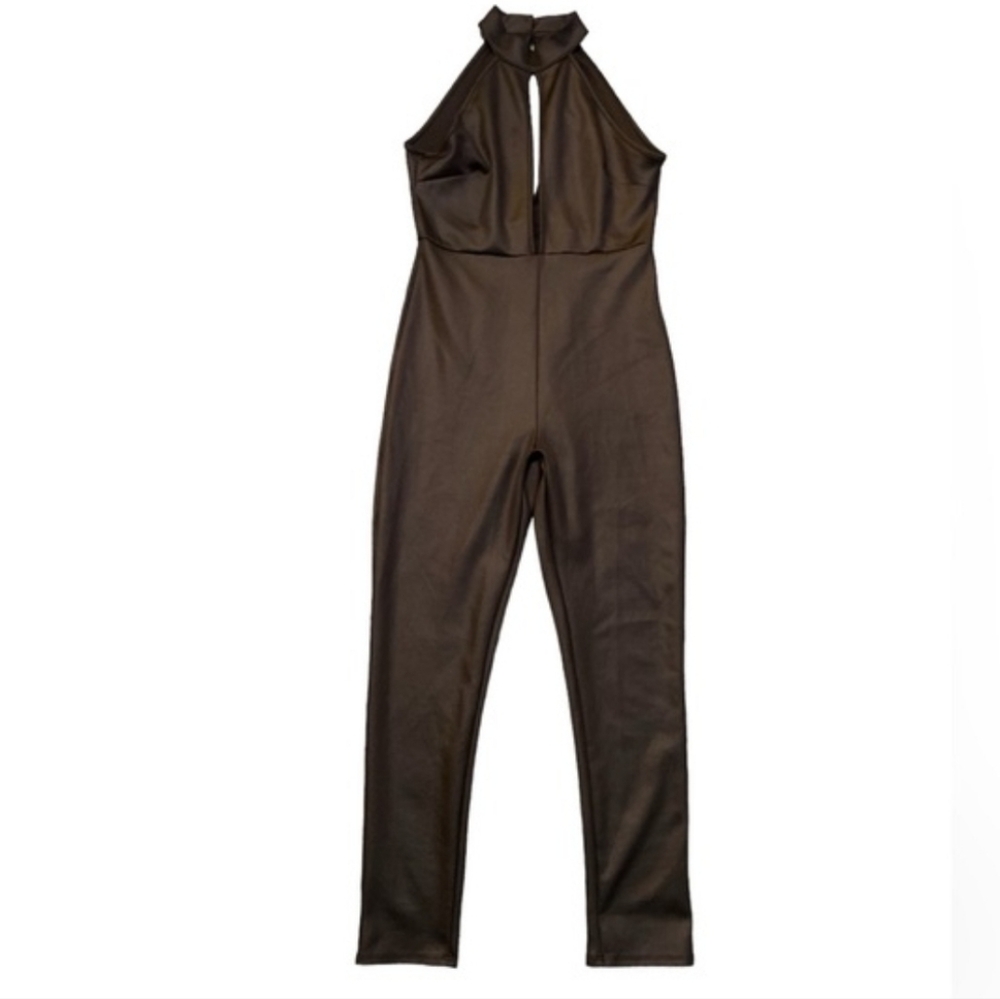 Chic Halter Black Jumpsuit